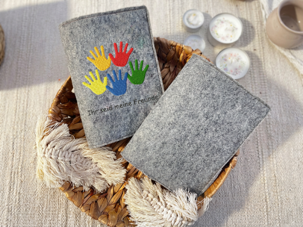 Meine Freunde Gotteslobhülle - Vollstick Stickdatei